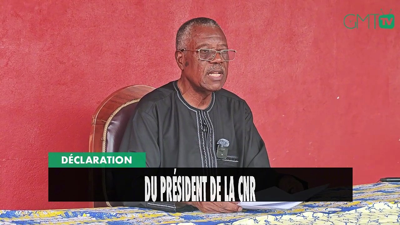 [#Déclaration] Déclaration du président du CNR Pr. Vincent Moulengui Boukossou