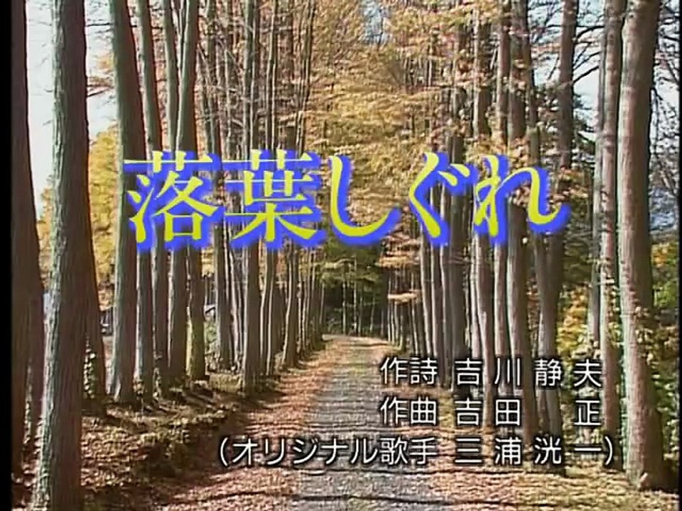落葉しぐれ