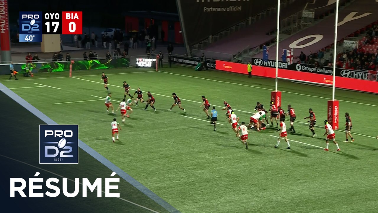 PRO D2 Saison 2025-2026 J25 - Résumé Oyonnax Rugby - Biarritz Olympique PB