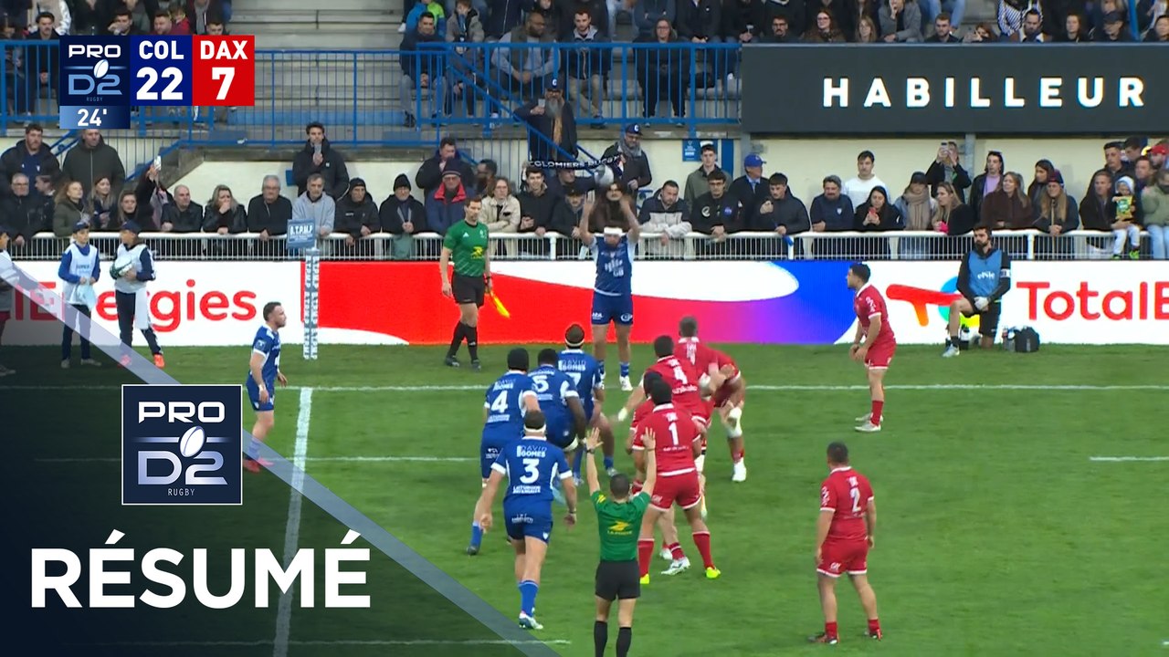 PRO D2 Saison 2025-2026 J25 - Résumé Colomiers Rugby - US Dax