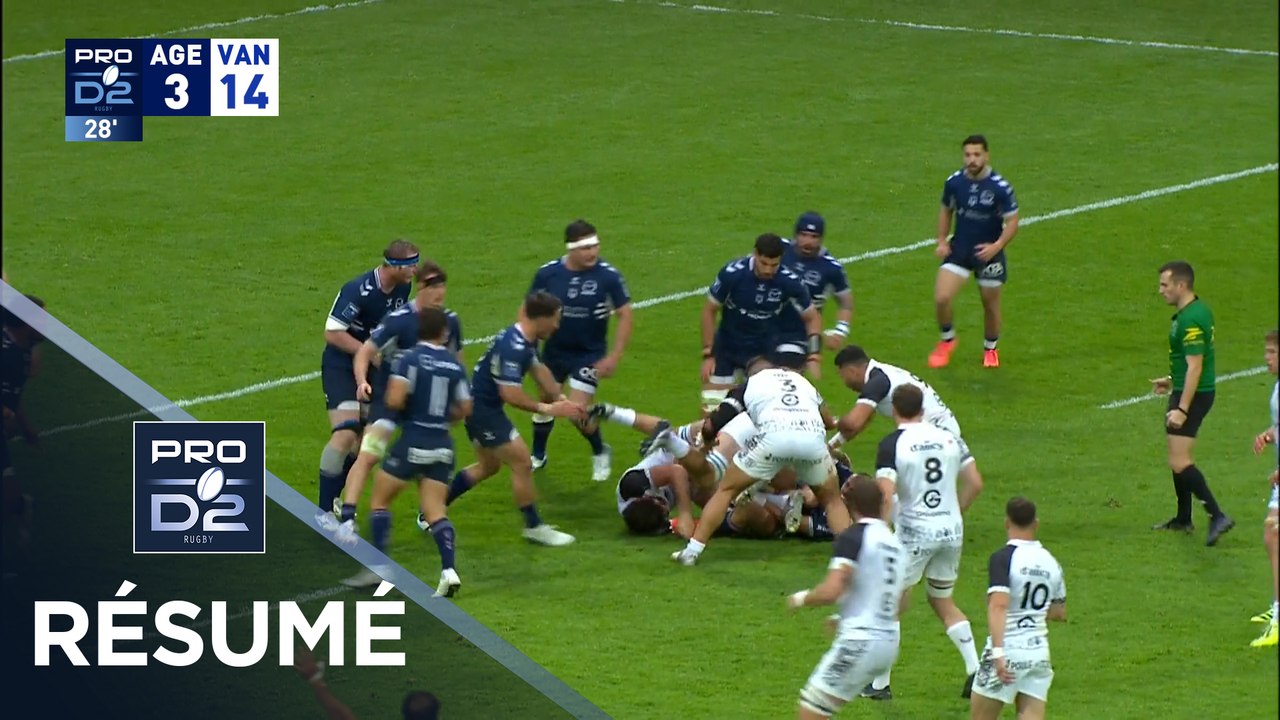 PRO D2 Saison 2025-2026 J25 - Résumé SU Agen - RC Vannes