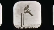 Athlete Running High Leap (1881) Eadweard Muybridge