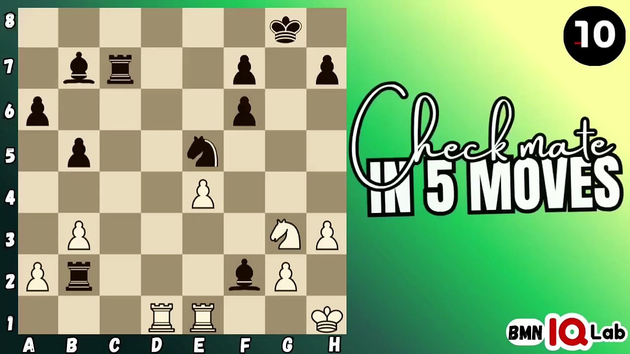 #1PercentClub 👑😎 Can you checkmate in 5 moves? (P.36) (White to play)♟️