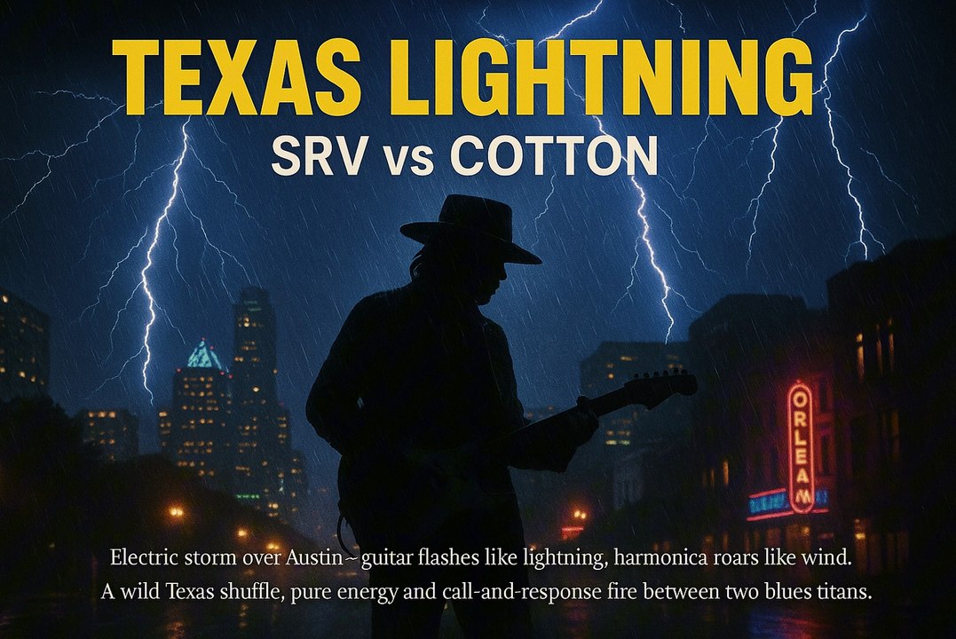 Stevie Ray Vaughan vs James Cotton | Texas Blues Meets Chicago Harmonica