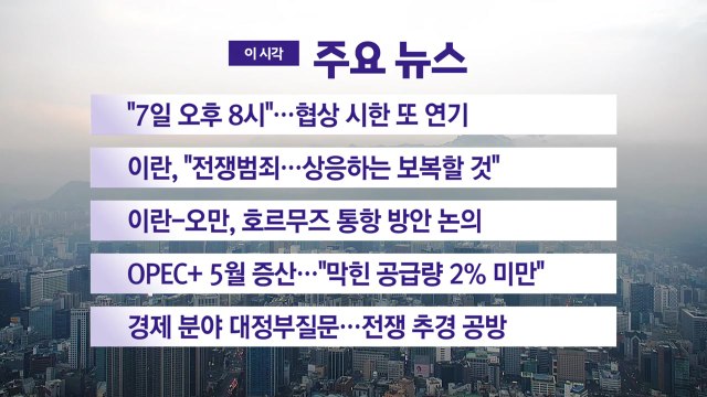 [YTN 실시간뉴스] 7일 오후 8시 …협상 시한 또 연기 / YTN