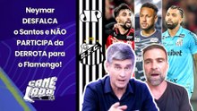"O NEYMAR SABIA que esse JOGO contra o FLAMENGO..." OLHA ESSE DEBATE sobre o CRAQUE do SANTOS!
