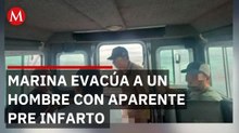 La Marina salva a un hombre de 74 años de un infarto en Baja California Sur