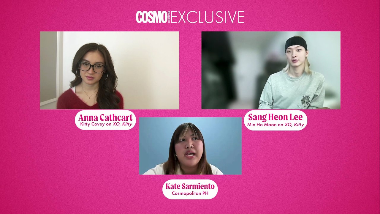#CosmoExclusive: Chat With Netflix's 'XO, Kitty' Lead Stars Anna Catchcart & Sang Heon Lee