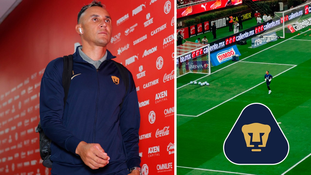 Keylor Navas ya calienta en el Estadio Akron y así los abucheos de la afición de Chivas