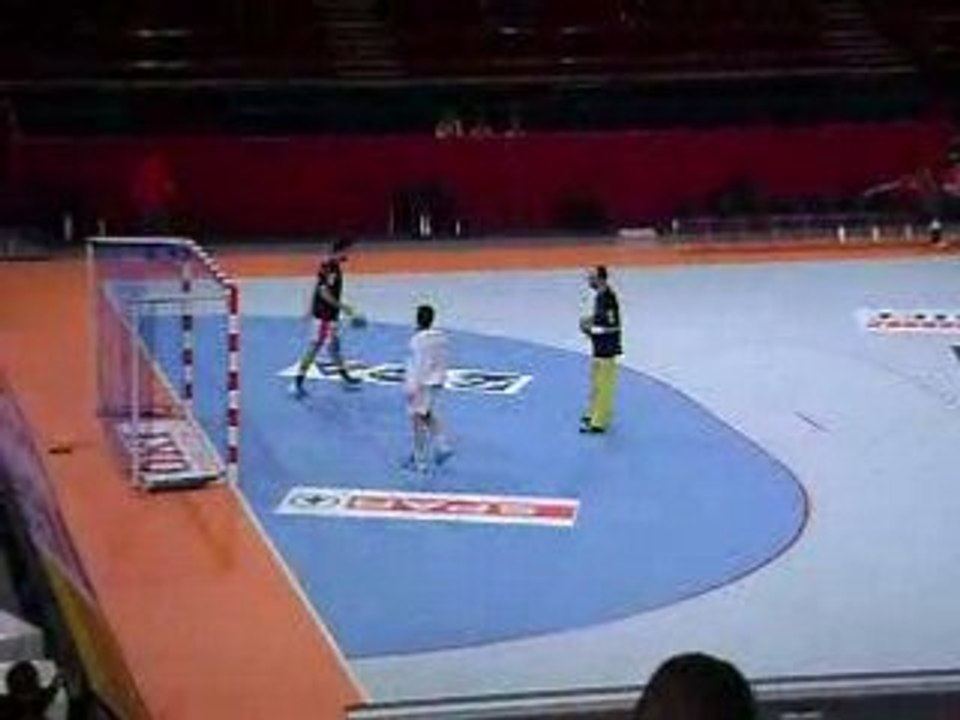 echauffement gardien