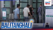 2 security screening officer sa NAIA Terminal 3 at kanilang supervisor, tinanggal sa puwesto matapos mawalan umano ng pera ang isang dayuhan | Balitanghali