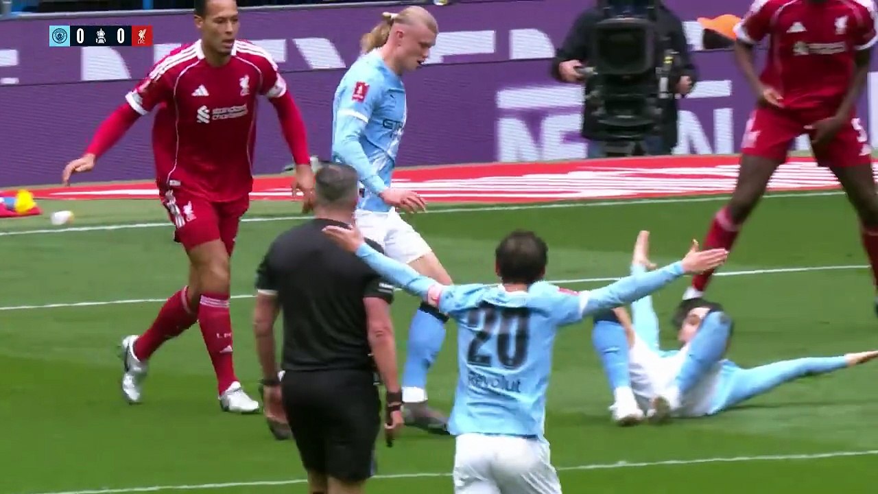 Man City 4-0 Liverpool HIGHLIGHTS Haaland hat-trick helps secure 8th FA Cup semi-final in a row