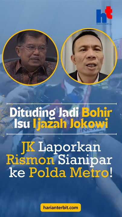 Dituding Jadi Bohir Isu Ijazah Jokowi, JK Laporkan Rismon Sianipar ke Polda Metro!