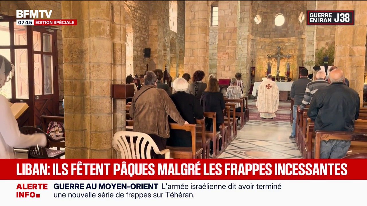Au Liban, ces fidèles fêtent Pâques malgré la guerre au Moyen-Orient et ses frappes incessantes
