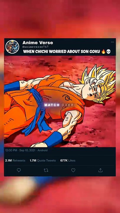 WHEN CHICHI WORRIED ABOUT SON GOKU 🔥💀