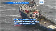 Mais de 70 pessoas desaparecidas após naufrágio de barco de migrantes no Mediterrâneo Central