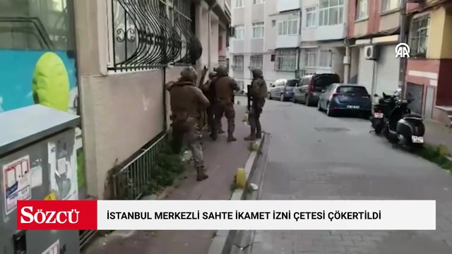 İstanbul merkezli operasyonda sahte ikamet izni çetesi çökertildi
