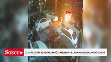 Beşiktaş’ta oto galerinin kundaklandığı sahibinin villasının kurşunlandığı anlar kamerada