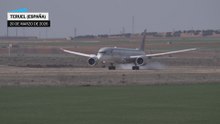 Aviones de Qatar Airways aterrizando en Teruel