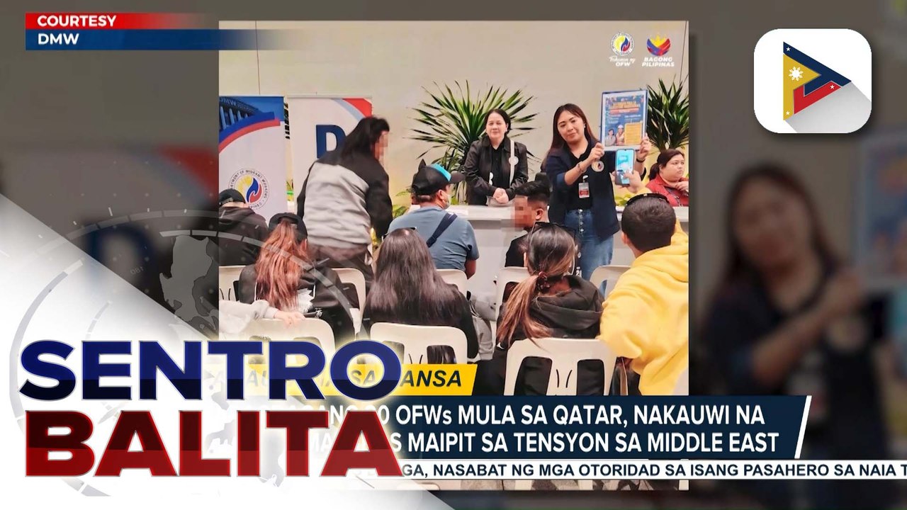 Karagdagang 20 OFWs mula sa Qatar, nakauwi na ng bansa matapos maipit sa tensyon sa Middle East
