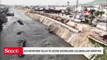 Asi Nehri’nde ıslah ve çevre düzenleme çalışmaları sürüyor