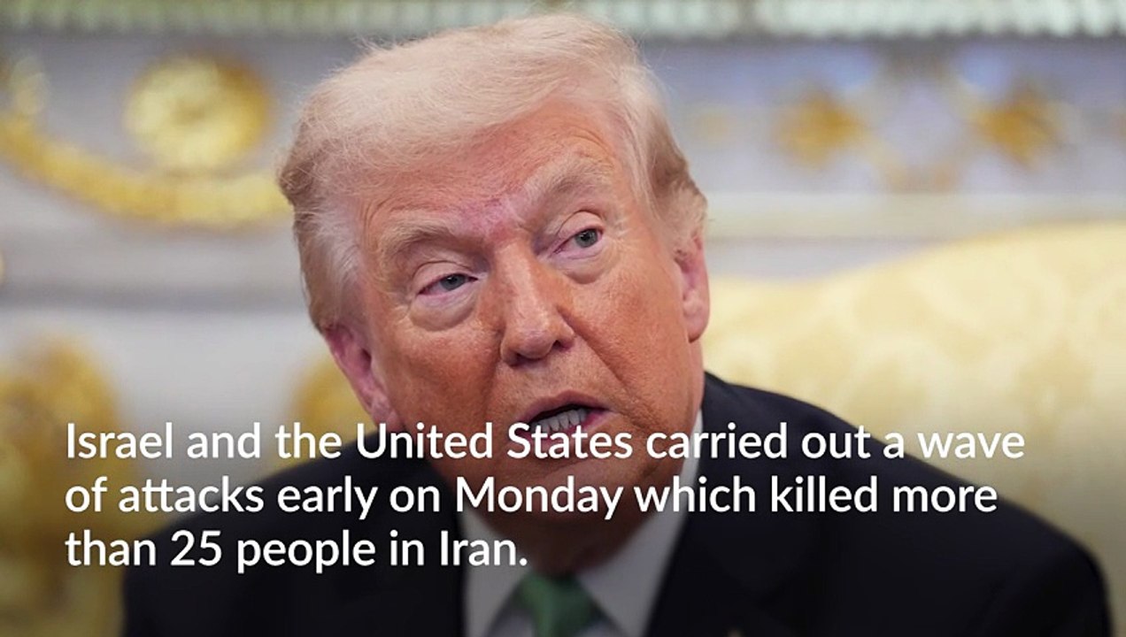 Air strikes on Iran kill more than 25 as Trump’s Strait of Hormuz deadline looms