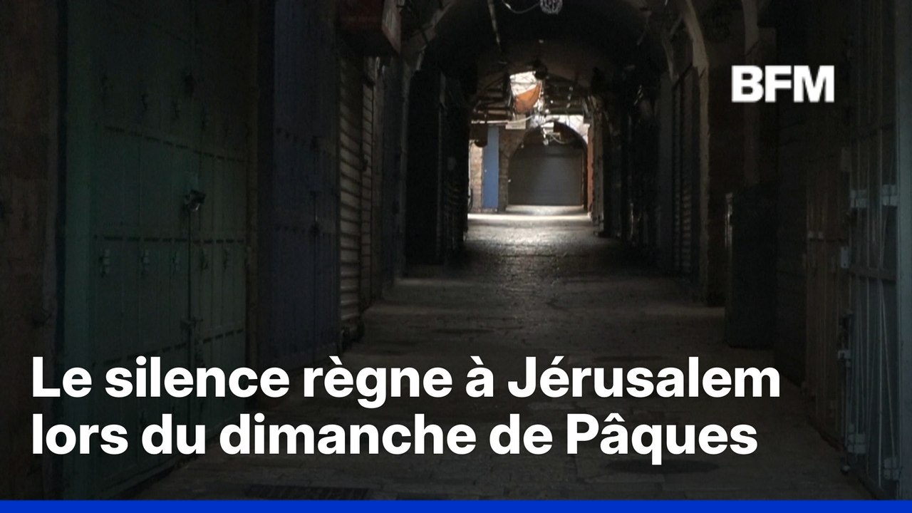Guerre au Moyen-Orient: les rues de Jérusalem désertes pour les fêtes de Pâques