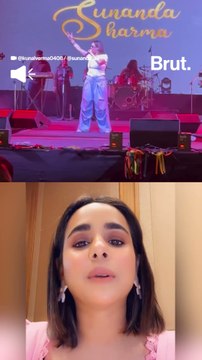 Sunanda Sharma stops her concert mid-way