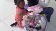 Nothing cuter than Cardi B’s kids hunting Easter eggs. Little Blossom is adorable