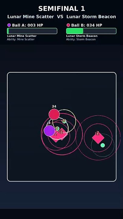 Epic Marble Race: Lunar Storm Beacon vs Aurora Missile Rain | AI Physics Battle | Storm Cup Stage