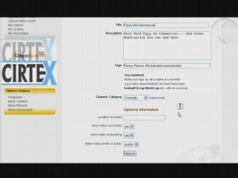 How to upload Video In Youtube Metacafe Php Motion Website