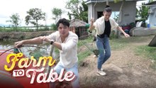 Haley Dizon and Carlo San Juan catch crabs with nets! | Farm to Table