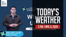 Today's Weather, 5 P.M. | Apr. 6, 2026