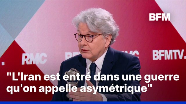 Guerre au Moyen-Orient: Ceux qui ont les clés, c'est plutôt l'Iran , indique Thierry Breton, ancien Commissaire européen