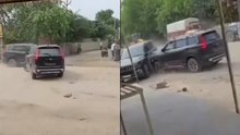 Scorpio Vs Scorpio! Road Rage Drama Shocks Gurugram Streets