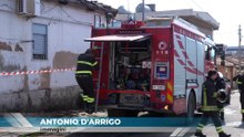 Incendio al rione Taormina, sopralluogo e messa in sicurezza