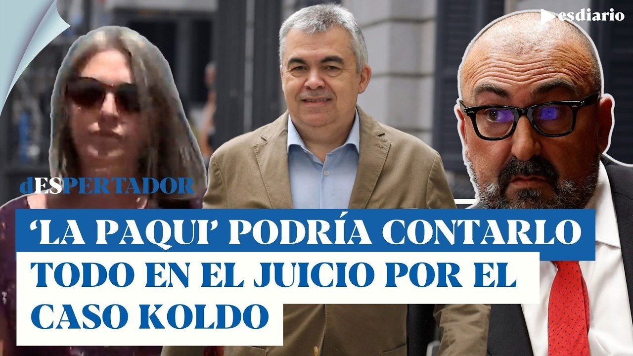 La Paqui: la mujer de Santos Cerdán lo puede co...