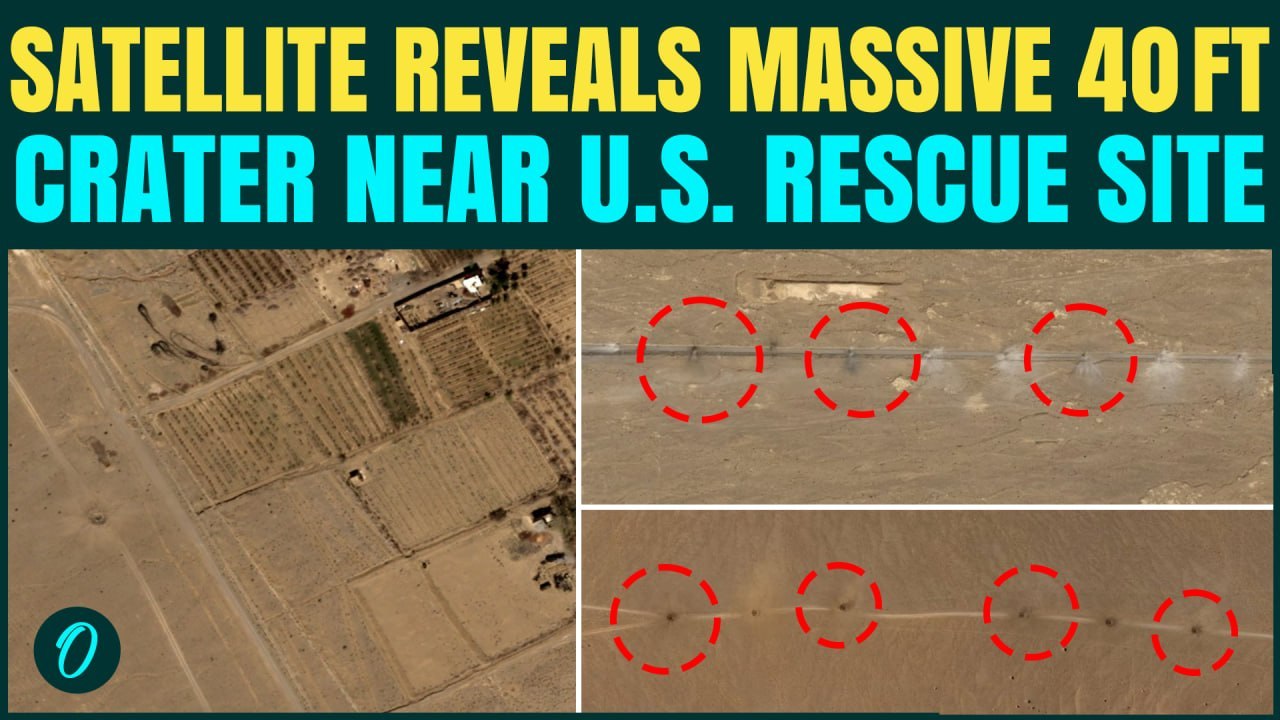 Iran Shows 40-Foot Crater, Claims U.S’ Rescue Op for F-15E Pilot FAILED | Trump LIED About Rescue?