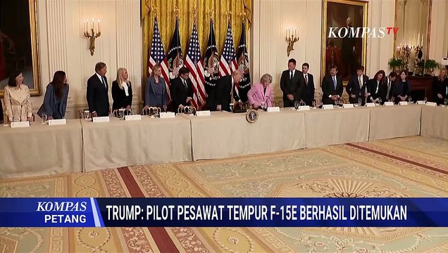 Trump Konfirmasi Pilot Jet Tempur F-15E Ditemukan, Netanyahu Sampaikan Selamat | KOMPAS PETANG
