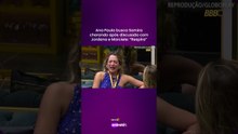 Ana Paula busca Samira chorando após discussão com Jordana e Marciele: “Respira” #shorts