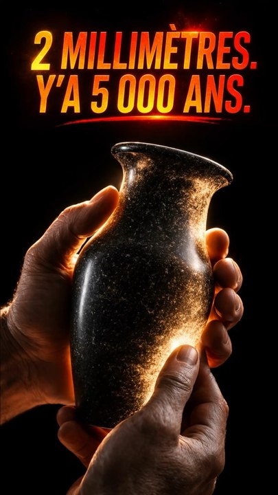 Ces vases ont plus de 5000ans, avec une précision jamais égalé ! #vases #egypte #mystere #insolite #impossible