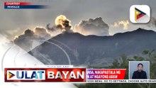 Ilang aktibong bulkan sa bansa, nakapagtala ng bagong aktibidad kahapon at ngayong araw