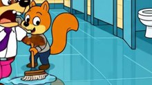 Funny Animal Animation 🐶🐿️ | Honest Story in Public Toilet (Funny & Heartwarming)