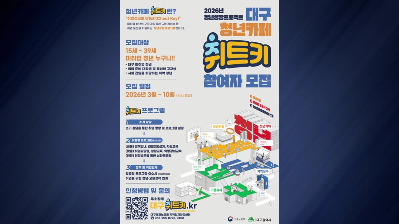 [대구] 대구시, 미취업 청년 대상 '성장 프로젝트' 시행 / YTN