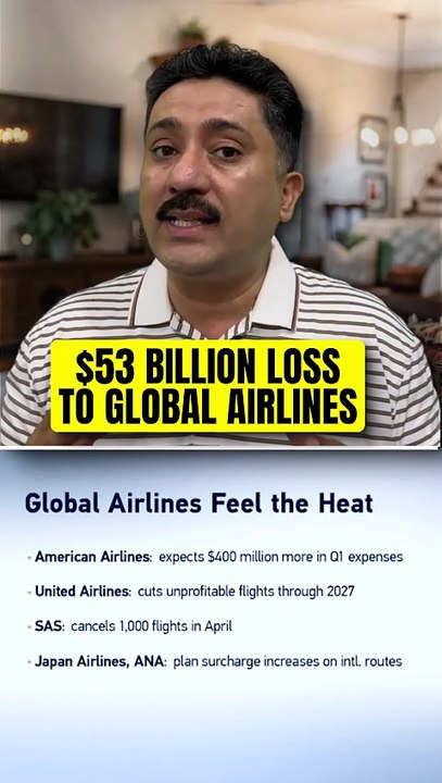 Airlines losses during Iran war