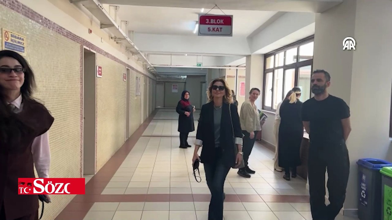 Gülben Ergen ifade vermek için adliyede