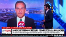 Ron DeSantis propõe reduzir impostos para moradores na Flórida
