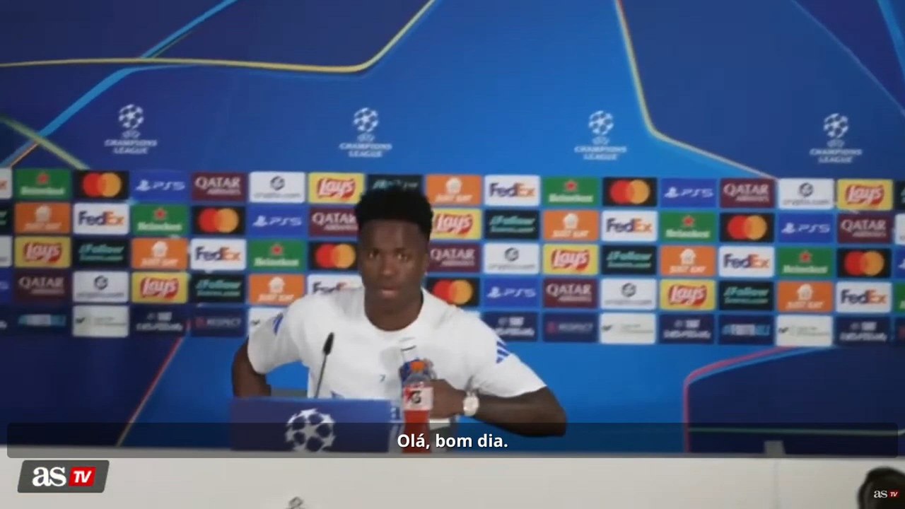 VINICIUS: COLETIVA COMPLETA ANTES do REAL MADRID vs BAYERN | CHAMPIONS
