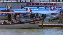 Disfrutan turistas buen nivel del lago de Chapala