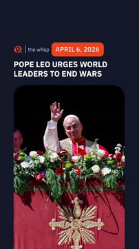 On Easter, Pope Leo urges world leaders to end wars, renounce conquest
